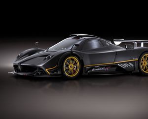 Preview wallpaper auto, zonda, gray, left side