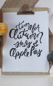 Preview wallpaper autumn, words, inscription, lettering
