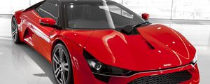 Preview wallpaper avanti, supercar, cars, red, front view