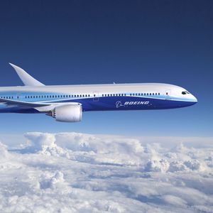 Preview wallpaper aviation, 787, dreamliner, boeing, sky, airplanes, clouds