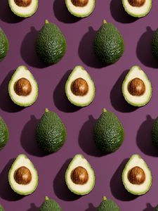 Preview wallpaper avocado, fruit, exotic, pattern