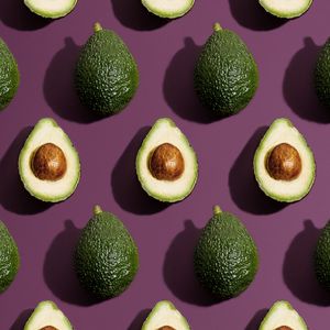 Preview wallpaper avocado, fruit, exotic, pattern