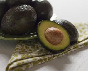 Preview wallpaper avocado, fruit, green, ripe