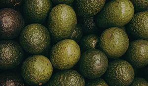 Preview wallpaper avocado, fruits, green, texture