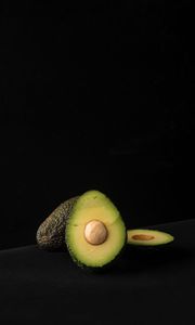Preview wallpaper avocado, ossicle, fruit, slicing