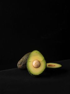 Preview wallpaper avocado, ossicle, fruit, slicing