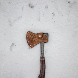 Preview wallpaper ax, metal, snow