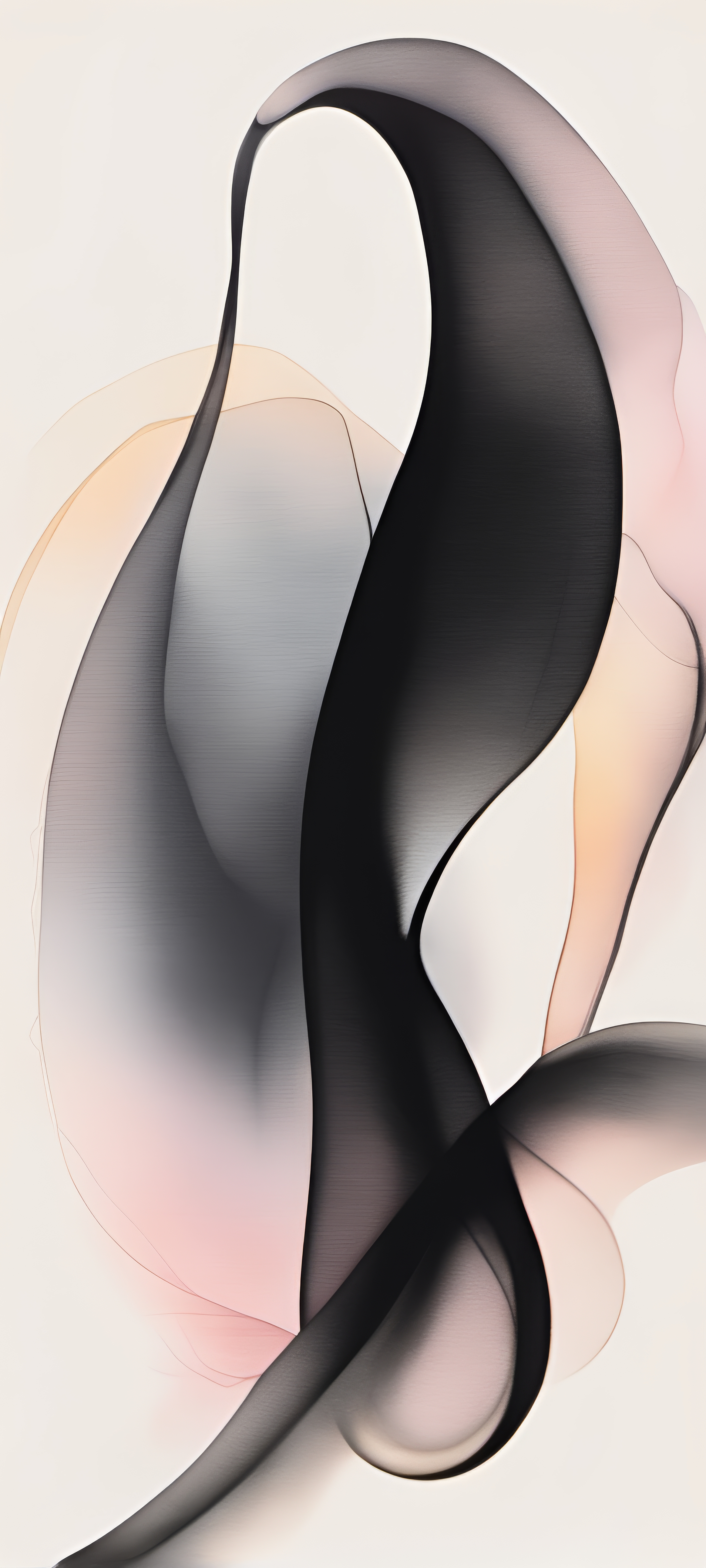 2328x5170 Wallpaper background, abstraction, watercolor, blur