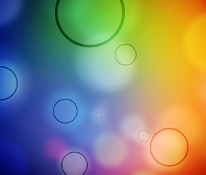 Preview wallpaper background, circles, spots, colorful