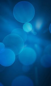 Preview wallpaper background, drops, light, circles, blue