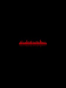 Preview wallpaper background, equalizer, dark, lines, ribbed, red