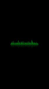 Preview wallpaper background, equalizer, dark, lines, ribbed, green