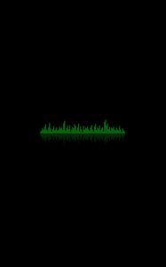 Preview wallpaper background, equalizer, dark, lines, ribbed, green
