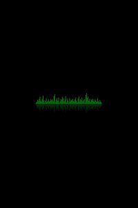Preview wallpaper background, equalizer, dark, lines, ribbed, green