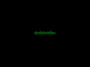 Preview wallpaper background, equalizer, dark, lines, ribbed, green