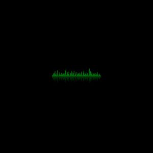 Preview wallpaper background, equalizer, dark, lines, ribbed, green