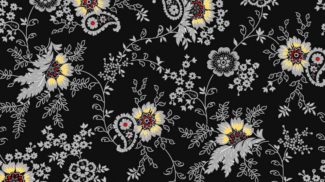Wallpaper background, flowers, color, pattern