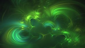 Preview wallpaper background, glow, abstraction, green