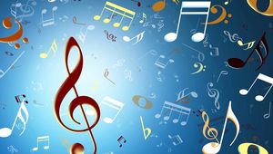 Preview wallpaper background, texture, music, sign, treble clef