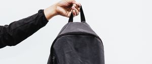 Preview wallpaper backpack, hand, black