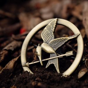 Preview wallpaper badge, brooch, earth, bird