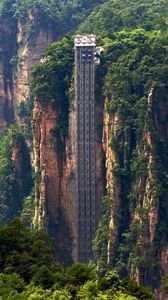 Preview wallpaper bailong elevator, hunan, china