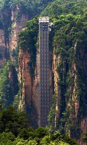 Preview wallpaper bailong elevator, hunan, china