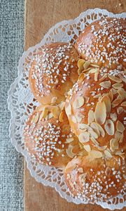 Preview wallpaper baking, sweets, cooking, aerial view, food