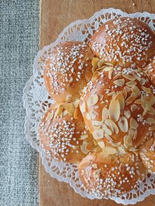 Preview wallpaper baking, sweets, cooking, aerial view, food