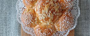 Preview wallpaper baking, sweets, cooking, aerial view, food