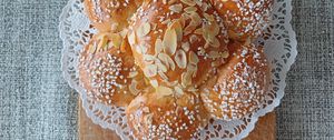 Preview wallpaper baking, sweets, cooking, aerial view, food