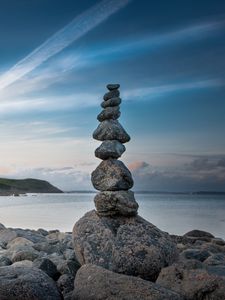 Preview wallpaper balance, stones, blocks, sky