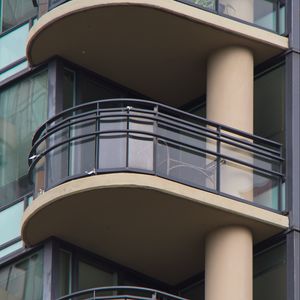 Preview wallpaper balconies, building, column, architecture