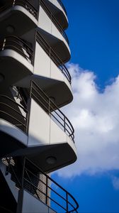 Preview wallpaper balconies, building, facade, sky