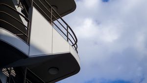 Preview wallpaper balconies, building, facade, sky