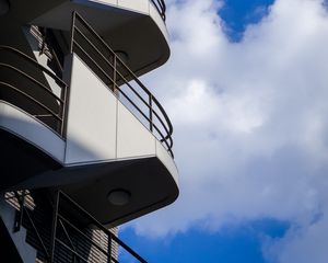 Preview wallpaper balconies, building, facade, sky