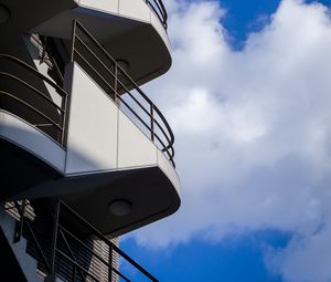 Preview wallpaper balconies, building, facade, sky