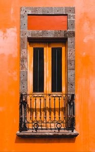 Preview wallpaper balcony, door, window, architecture, building