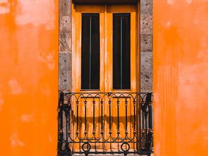 Preview wallpaper balcony, door, window, architecture, building