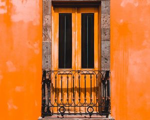 Preview wallpaper balcony, door, window, architecture, building