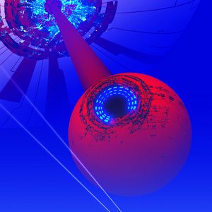 Preview wallpaper ball, apparatus, space, sci-fi, art