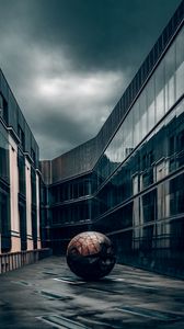 Preview wallpaper ball, architecture, building, city