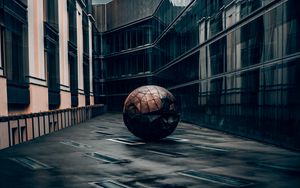 Preview wallpaper ball, architecture, building, city