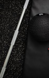 Preview wallpaper ball, barbell, sports, gym