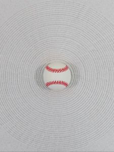 Preview wallpaper ball, baseball, white, minimalism