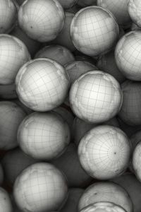 Preview wallpaper ball, black, line, smooth, glass