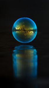 Preview wallpaper ball, bubble, reflection