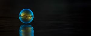 Preview wallpaper ball, bubble, reflection