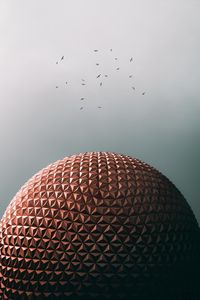 Preview wallpaper ball, building, architecture, dome, birds