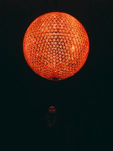 Preview wallpaper ball, chandelier, light, dark